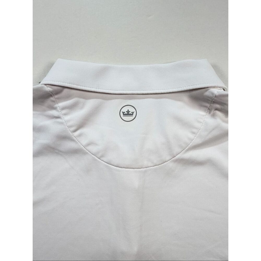 Peter Millar White Golf Polo Shirt Womens XL UPF 50+ RTX Embroidered Logo NWT - Picture 3 of 9